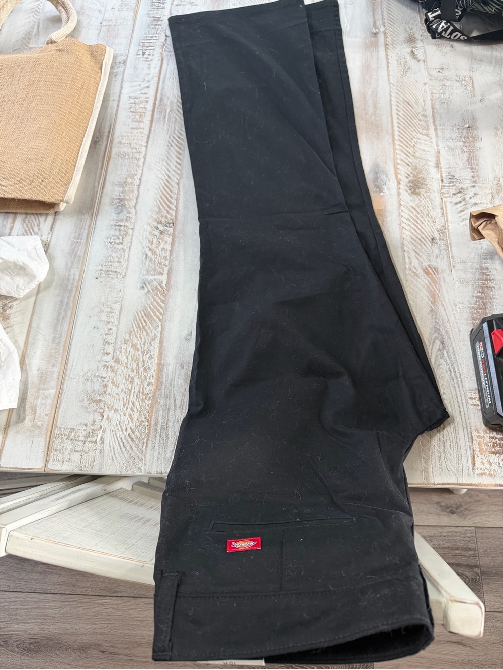 Dickies Black Boot Cut Work Pants